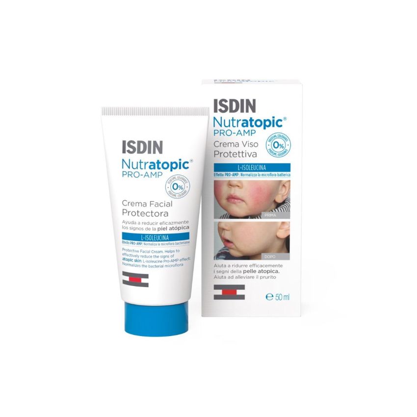 Isdin Nutratopic Pro-Amp Crema Idratante per il Viso - 50ml