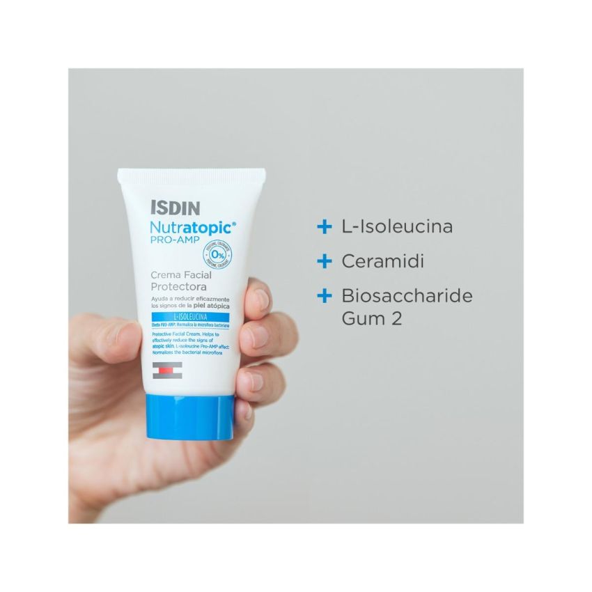 Isdin Nutratopic Pro-Amp Crema Idratante per il Viso - 50ml