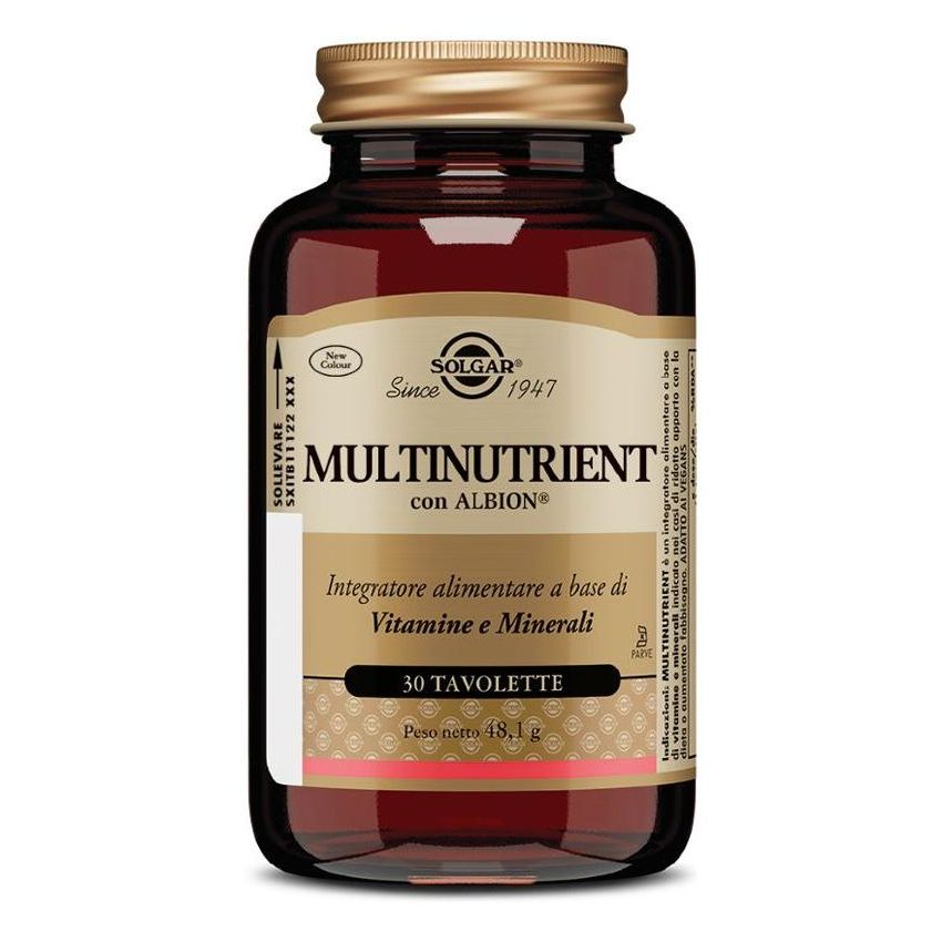 Solgar Multinutrient - Integratore Completo da 30 Tavolette