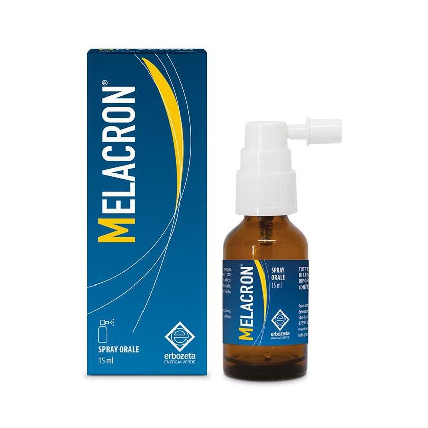 Erbozeta Melacron Spray Orale per il Benessere della Bocca, 15ml