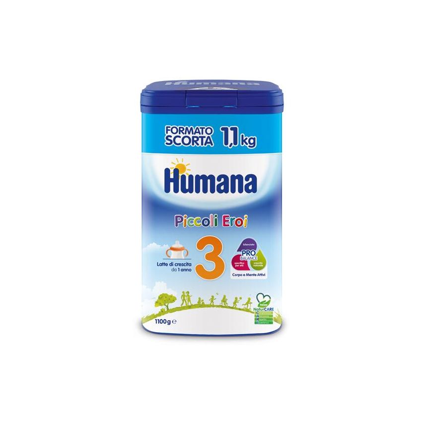 Humana 3 Piccoli Eroi Latte in Polvere per Bambini 1100g