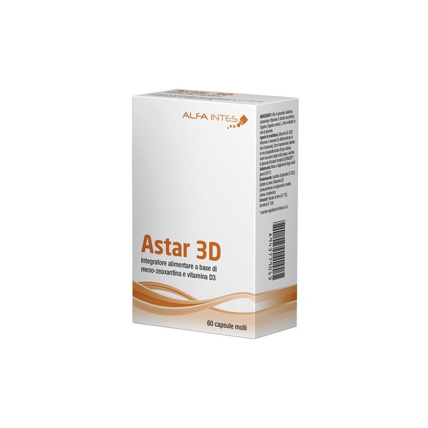 Astar 3D - 60 Capsule Morbide per la Salute