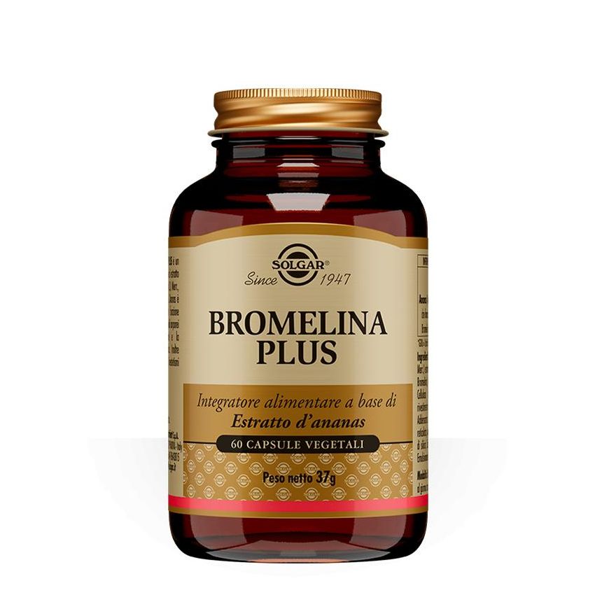 Bromelina Plus - Supplemento Digestivo in Capsule, 60 Pezzi