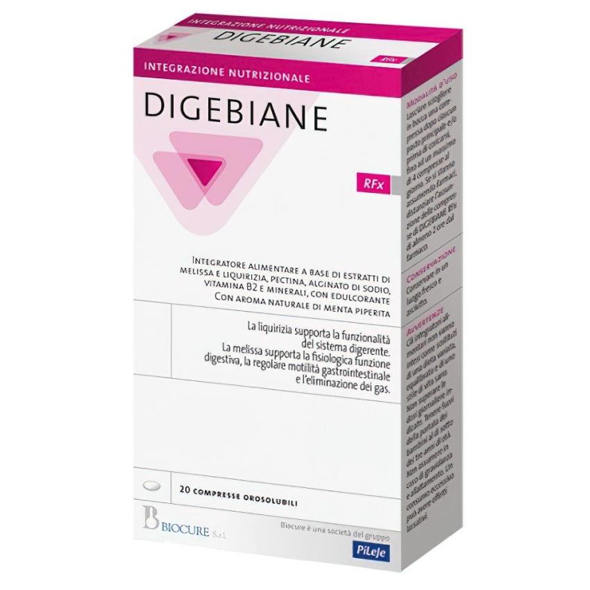 Digebiane RFX - Digestive Aid, 20 Compresse