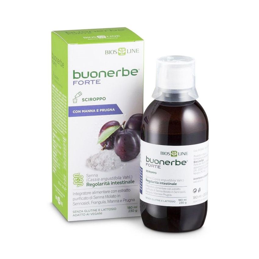 Buonerbe Forte Sciroppo Naturale per il Benessere Intestinale - 180 ml