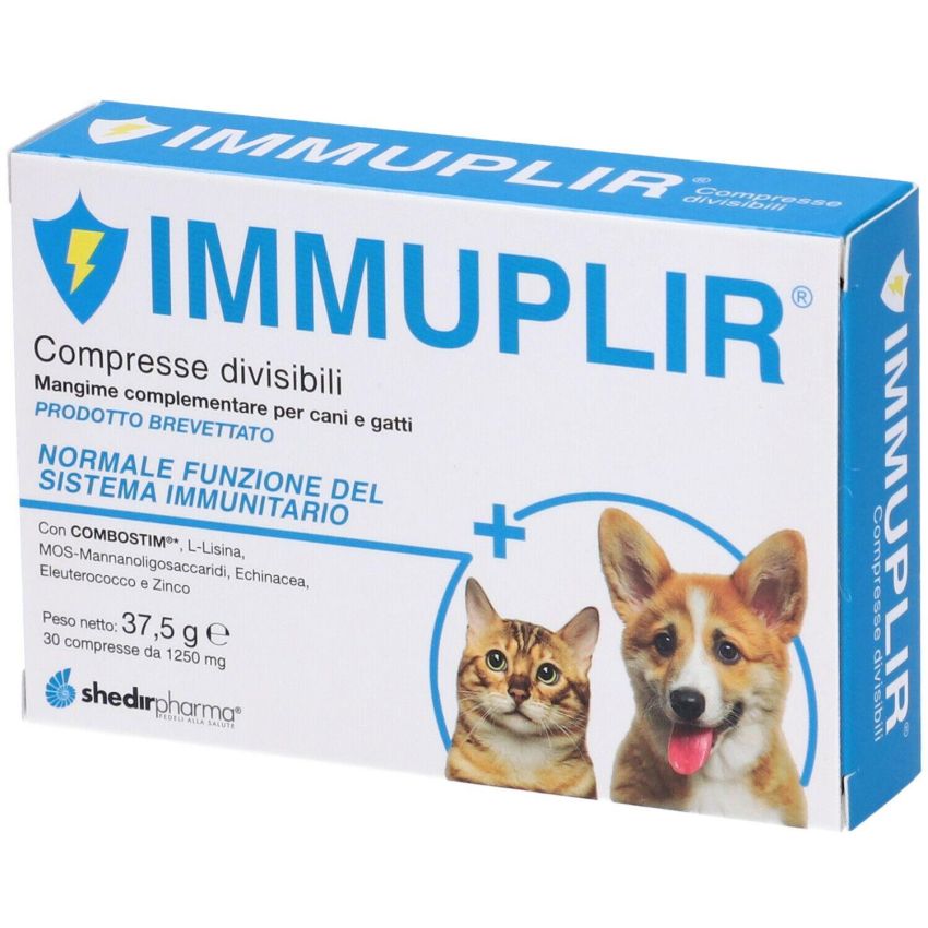 Immuplir Integratore Alimentare per Cane e Gatto - 30 Compresse