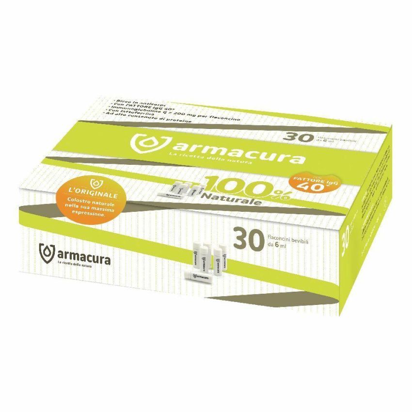Armacura Colostro Naturale al 100% in 30 Flaconcini