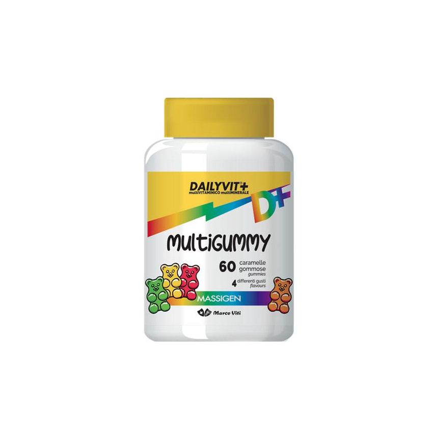 Multigummy DailyVit - Caramelle Gommose Multivitaminiche 60 Pezzi