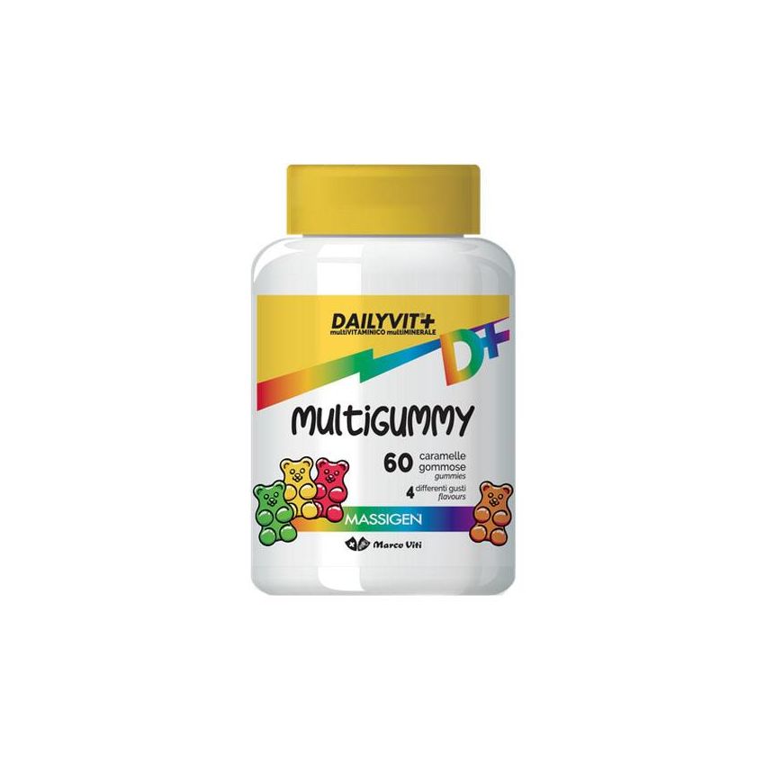 Multigummy DailyVit - Caramelle Gommose Multivitaminiche 60 Pezzi
