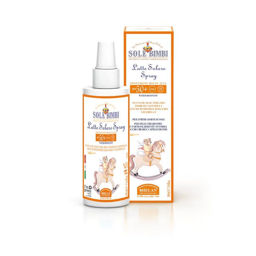 Helan Sole Bimbi - Latte Solare Corpo per Bambini SPF50+, 125ml