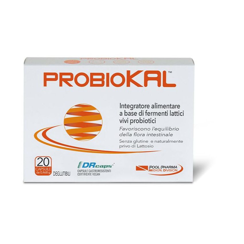 Probiokal - 20 Capsule Probiotiche per la Salute Digestiva
