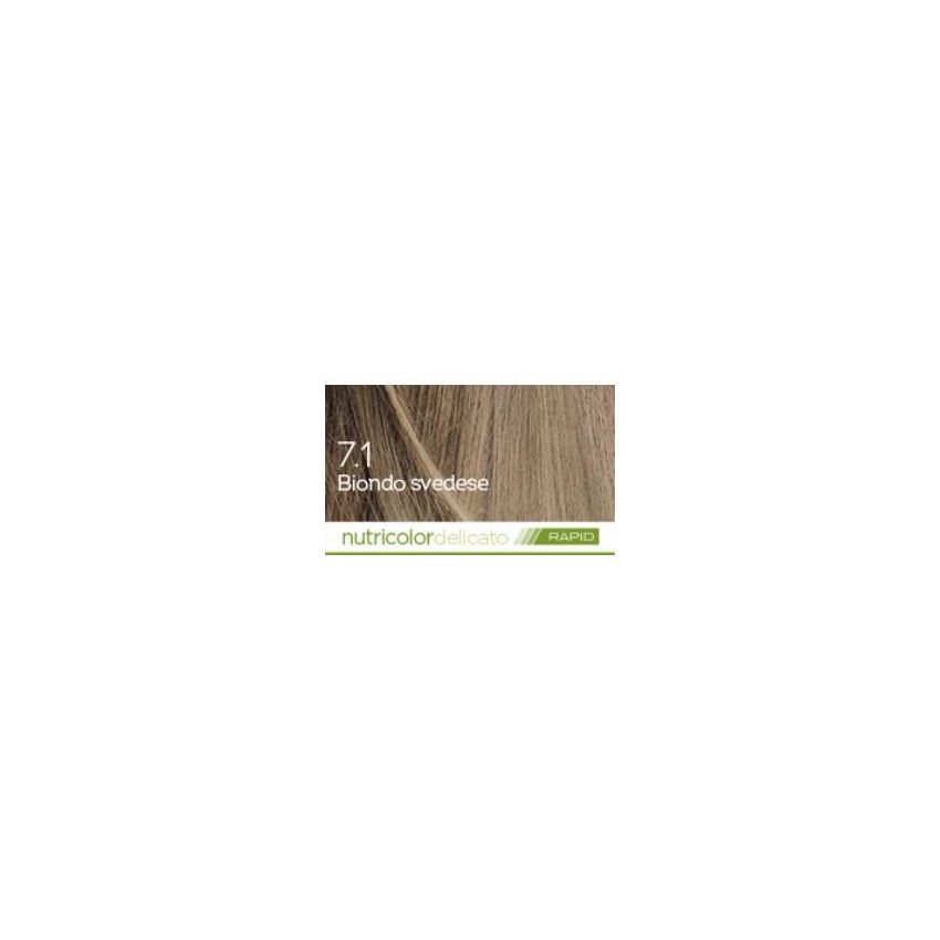 Biokap Nutricolor Delicate Rapid 7.1 Swedish Blonde, 135ml