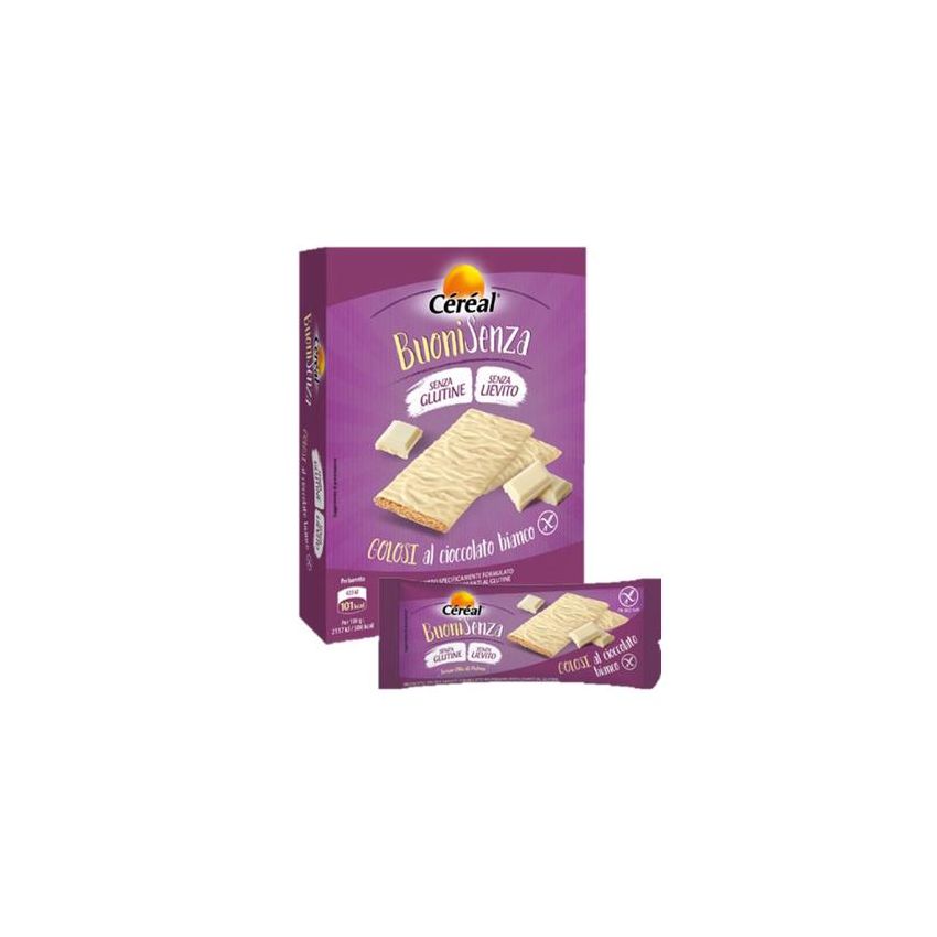 Cereali Deliziosi al Cioccolato Bianco, Senza Glutine, 120g