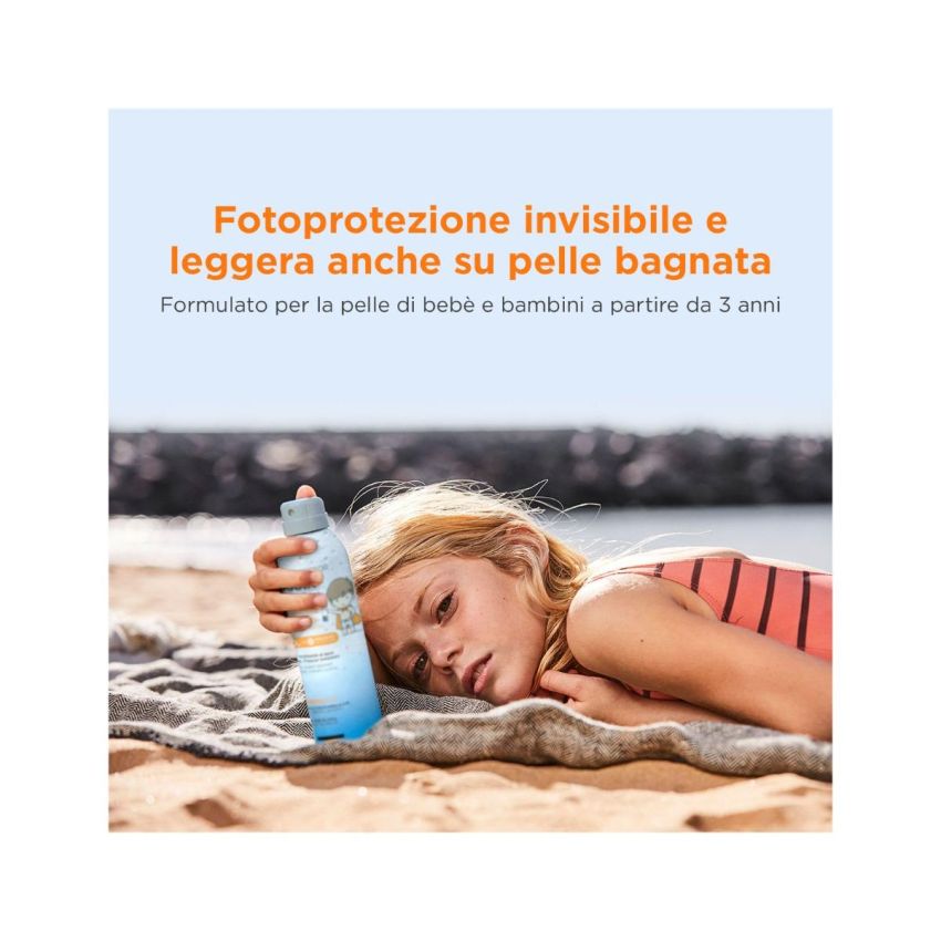 Isdin Pediatrico - Spray Fotoprotettore Trasparente SPF50, 250ml