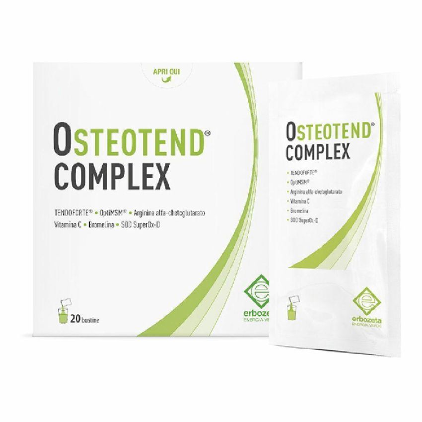 Osteotend Complex - Integratore per Ossa e Articolazioni, 20 Bustine
