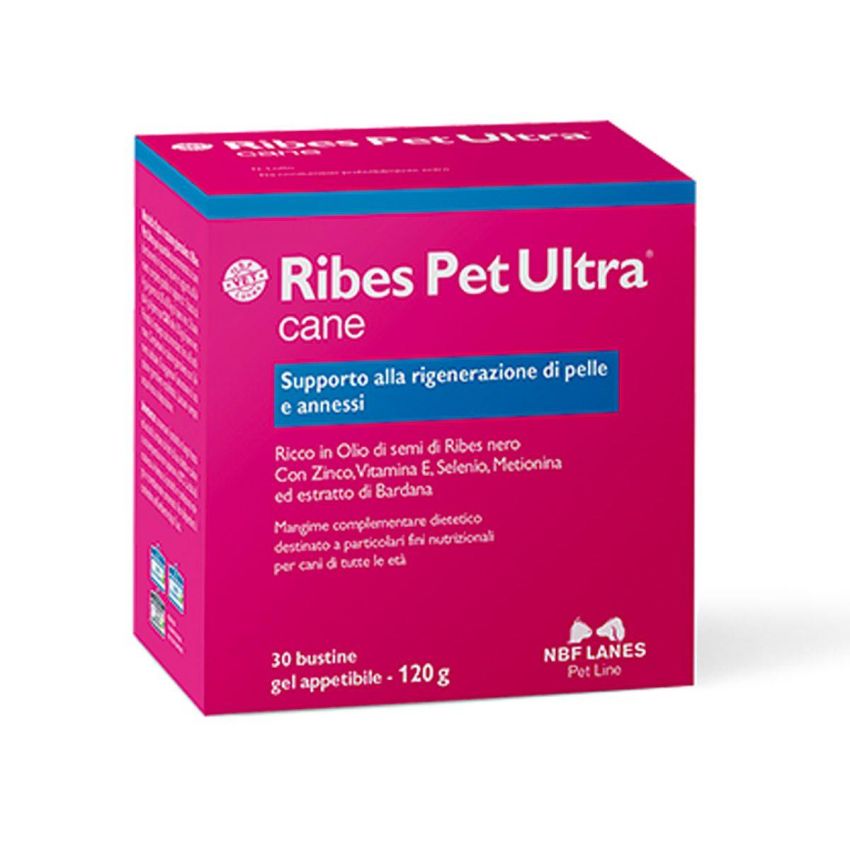 Ultra Pet Ribes - Gel Mangime Complementare per Cani - 30 Bustine