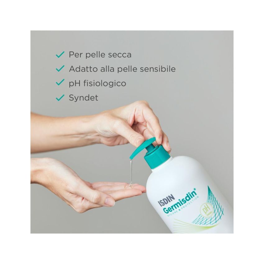 Isdin Germisdin Aloe Vera - Igiene Corpo Quotidiana 1 Litro