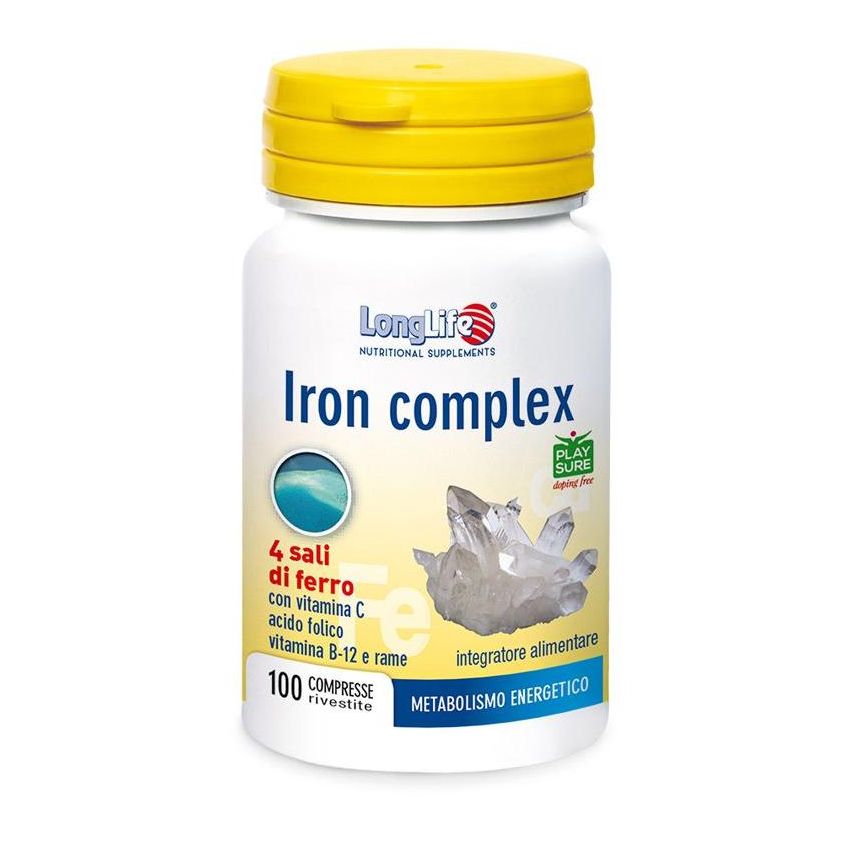Complexo de Ferro LongLife - 100 Comprimidos
