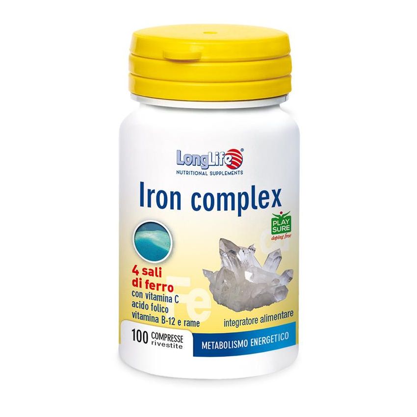 Complexo de Ferro LongLife - 100 Comprimidos