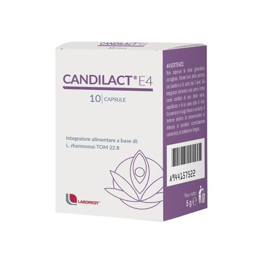 Candilact E4 Integratore Probiotico, 10 Capsule