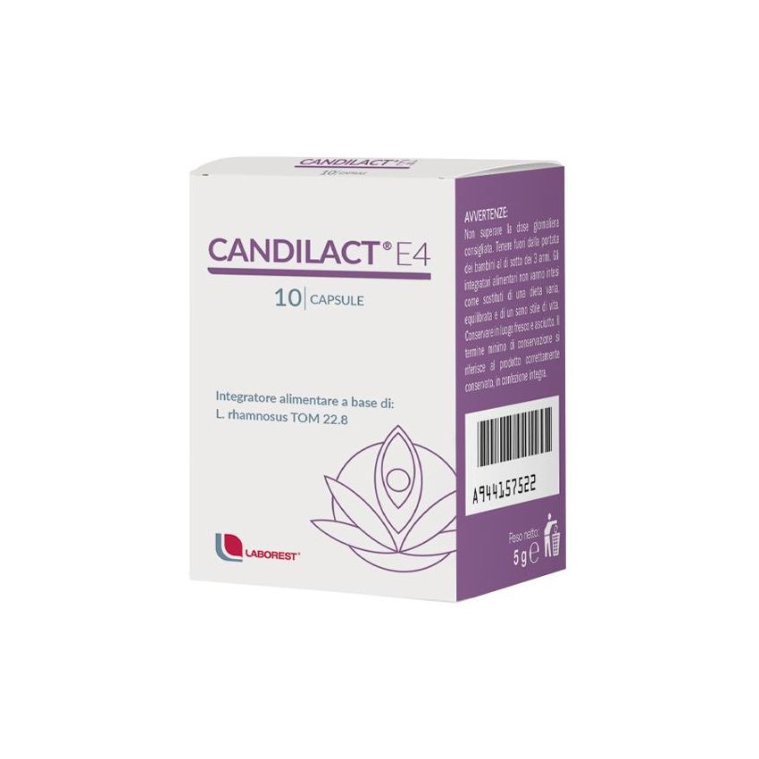 Candilact E4 Integratore Probiotico, 10 Capsule