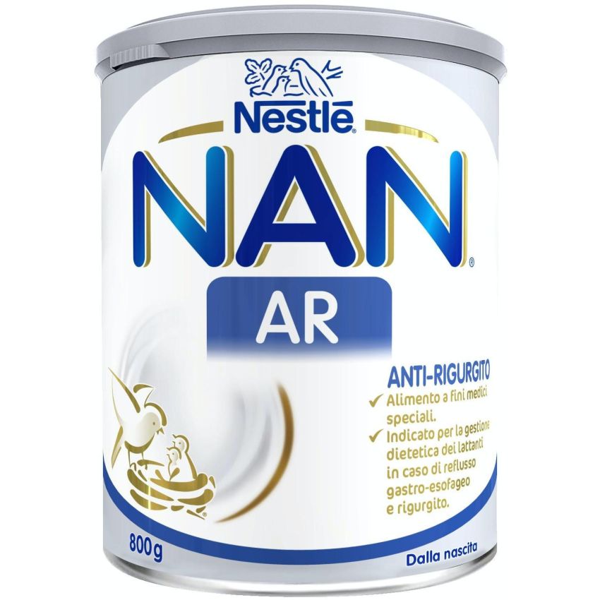 Nestle' Nan 800g: Alimento Completo Anti-Rigurgito, Adatto Dalla Nascita