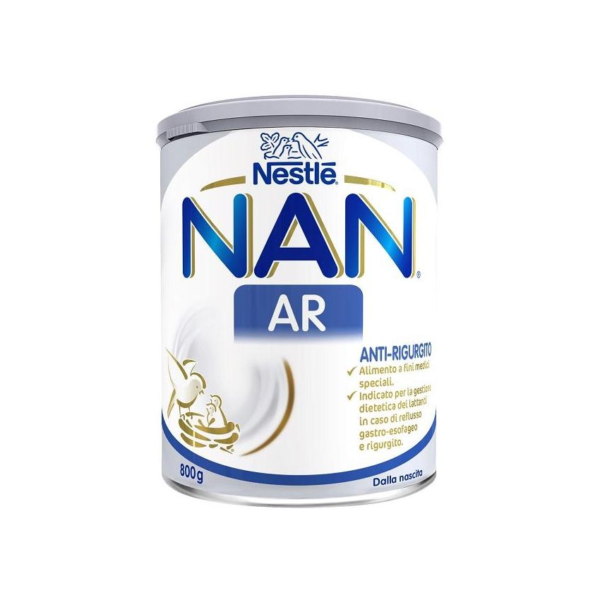 Nestle' Nan 800g: Alimento Completo Anti-Rigurgito, Adatto Dalla Nascita