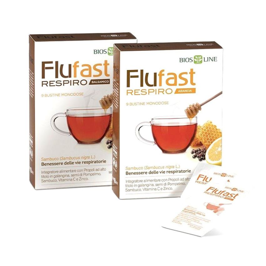 Flufast Apix Respiro Sapore Arancia - 9 Buste