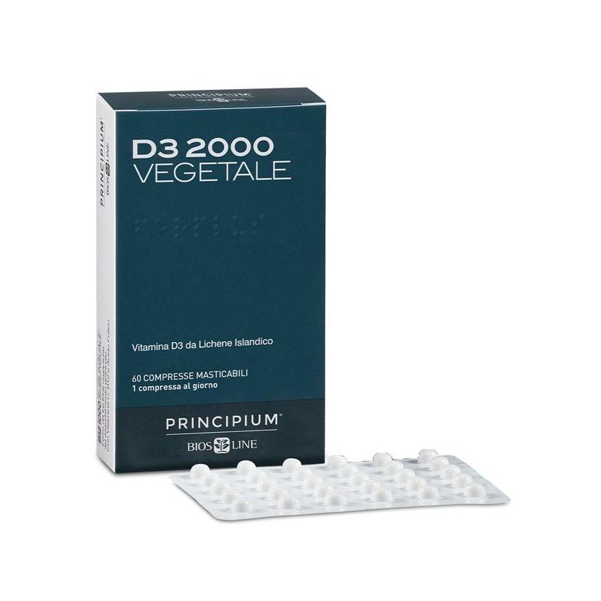 Principium Vegetale D3 2000 - 60 Compresse Vegane