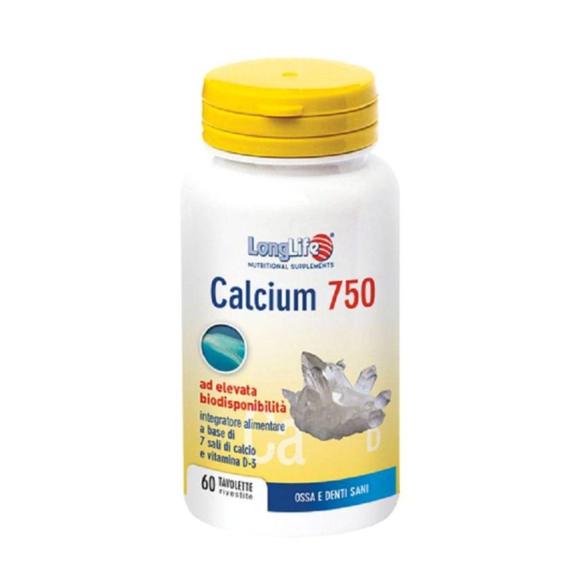 Longlife Calcium 750 - 60 Tavolette per Ossa