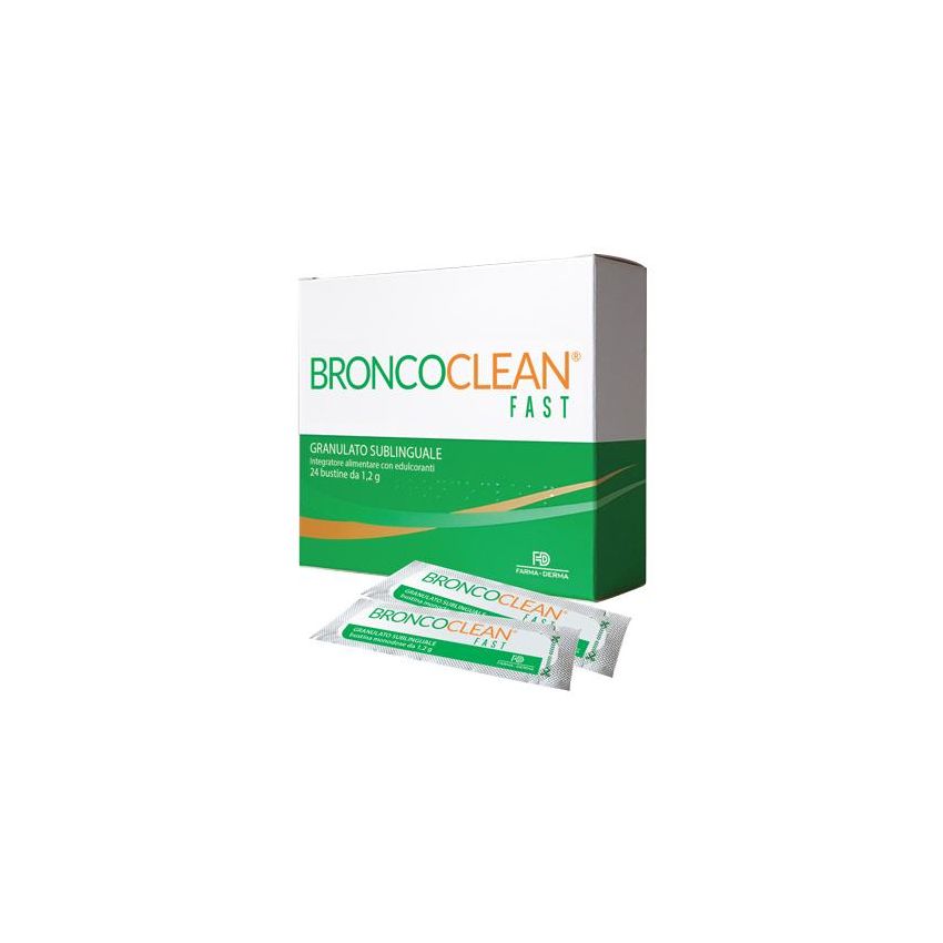 BroncoClean Veloci 24 Bustine per Sollievo Bronchiale