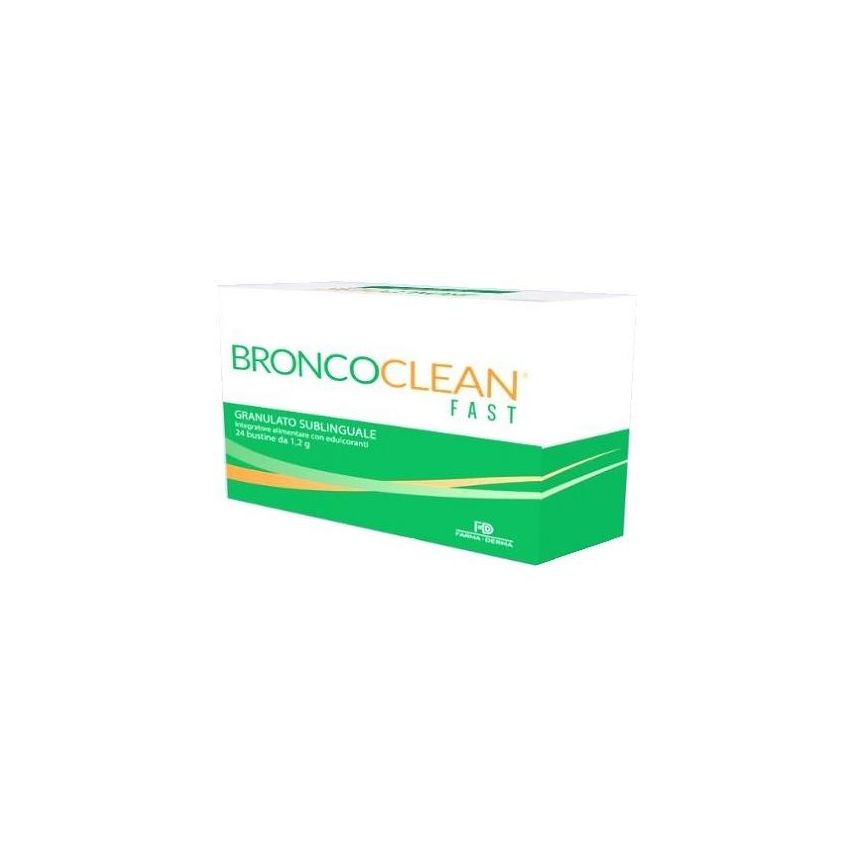 BroncoClean Veloci 24 Bustine per Sollievo Bronchiale