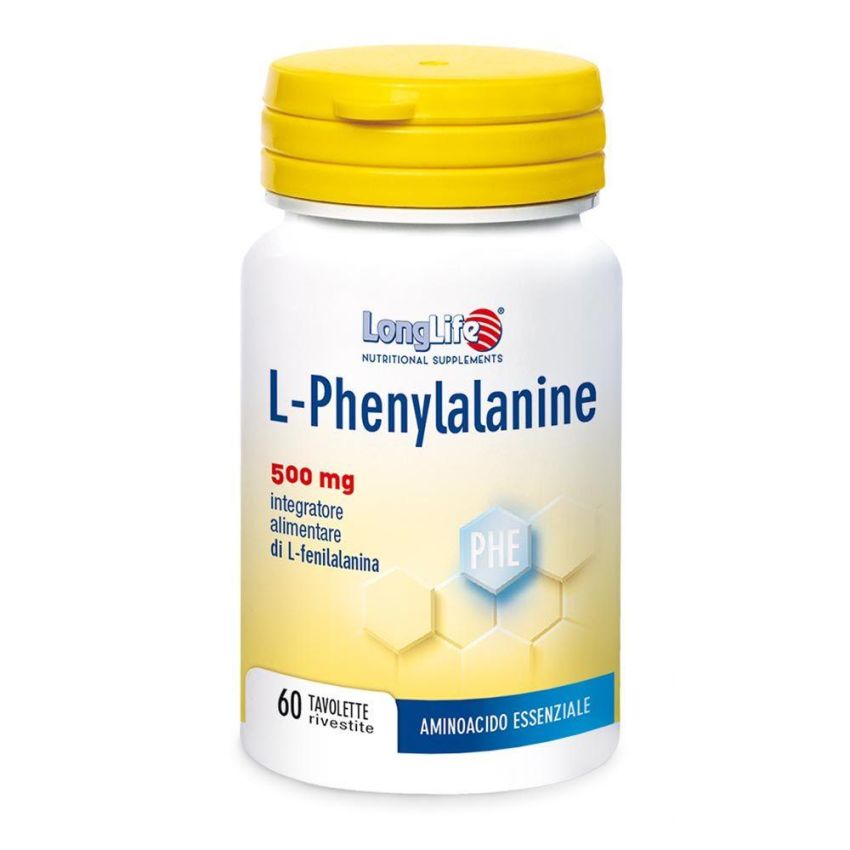 LongLife L-Phenylalanine 500mg - Confezione da 60 Tavolette