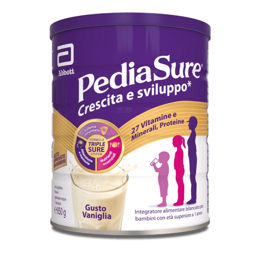 Pediasure Vaniglia Rinforzante per Crescita e Sviluppo - 850g
