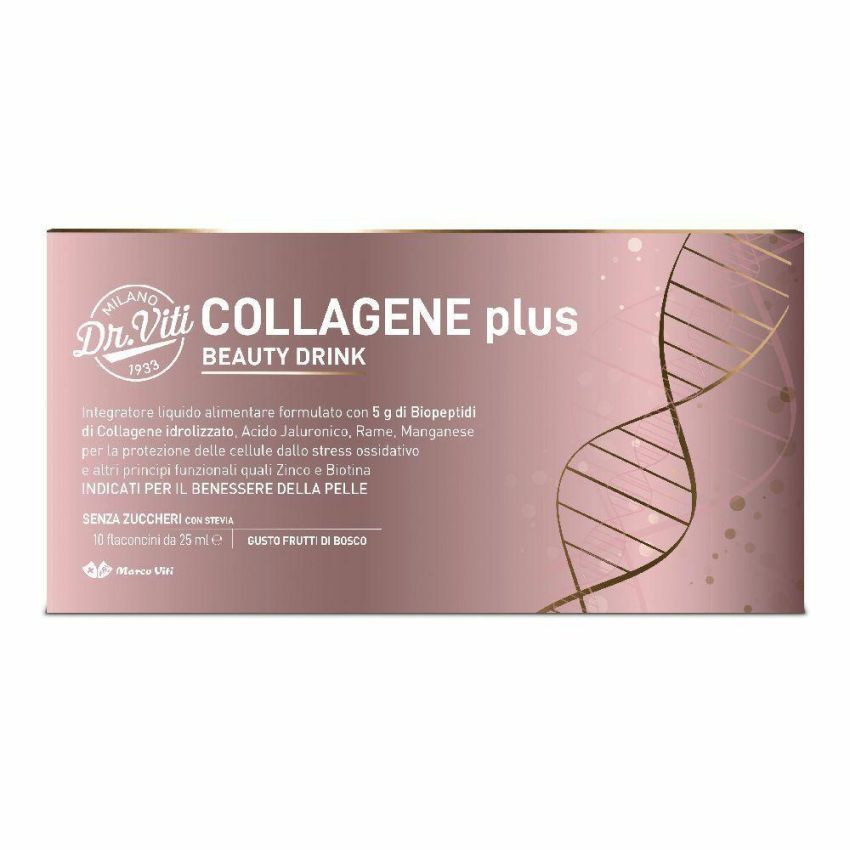 Dr. Viti Collagene Plus Drink per la Bellezza - 10 flaconcini da 25ml
