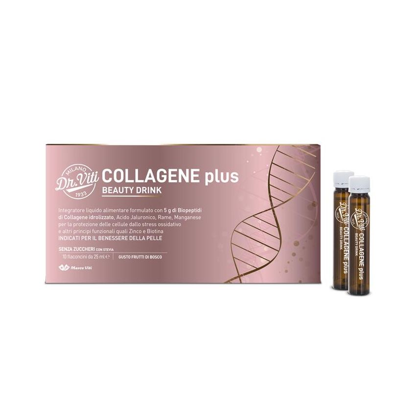 Dr. Viti Collagene Plus Drink per la Bellezza - 10 flaconcini da 25ml