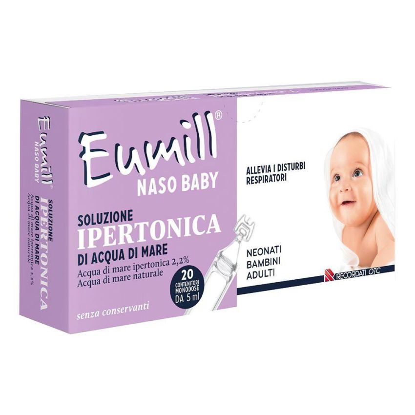 Eumill Baby Nasal Solution Ipertonica 20x5ml