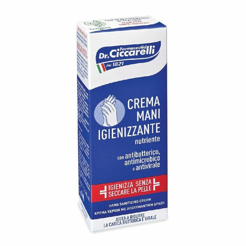 Ciccarelli Crema Igienizzante per Mani, 75ml