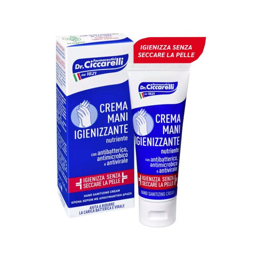 Ciccarelli Crema Igienizzante per Mani, 75ml