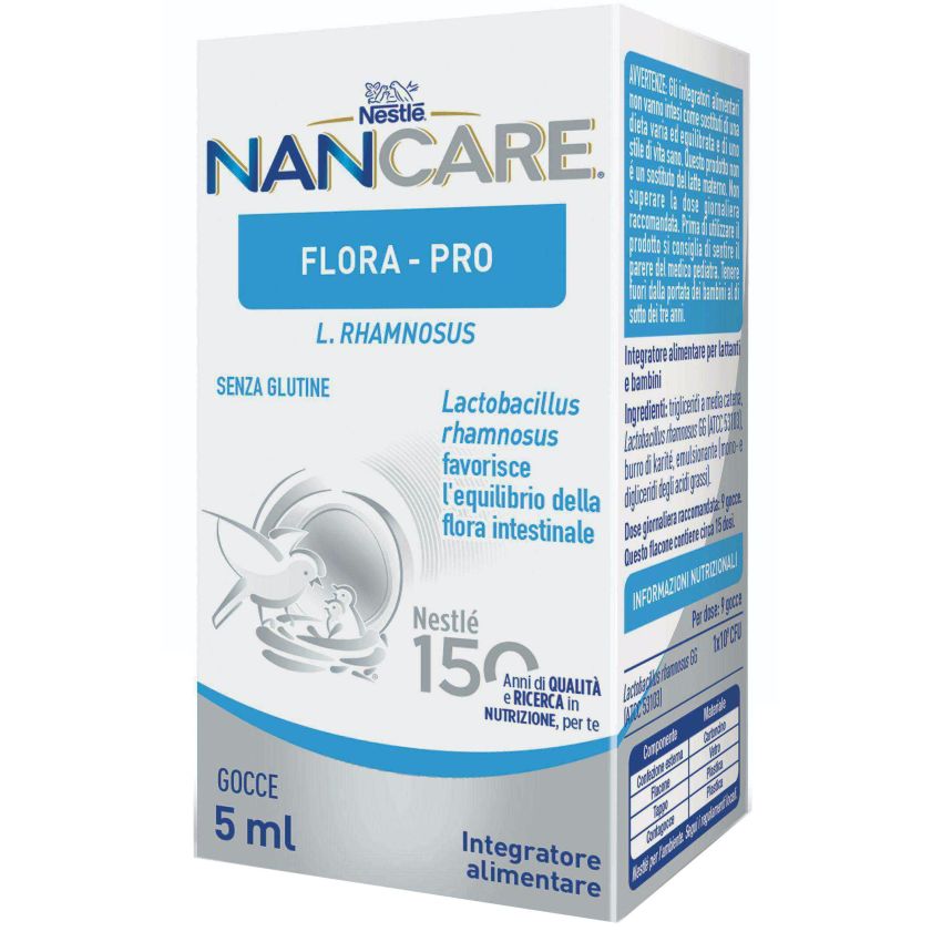 Nestle' Nancare Flora Pro - Gocce Probiotiche 5ml