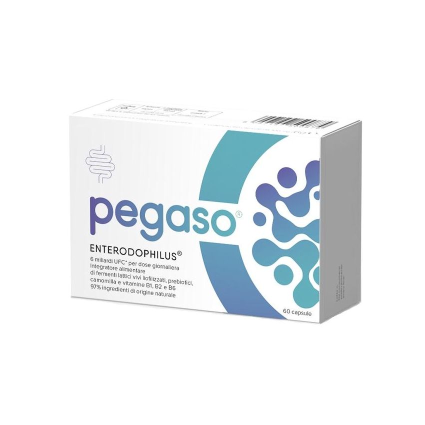 Pegaso Enterodophilus - Integratore per la salute digestiva - 60 capsule