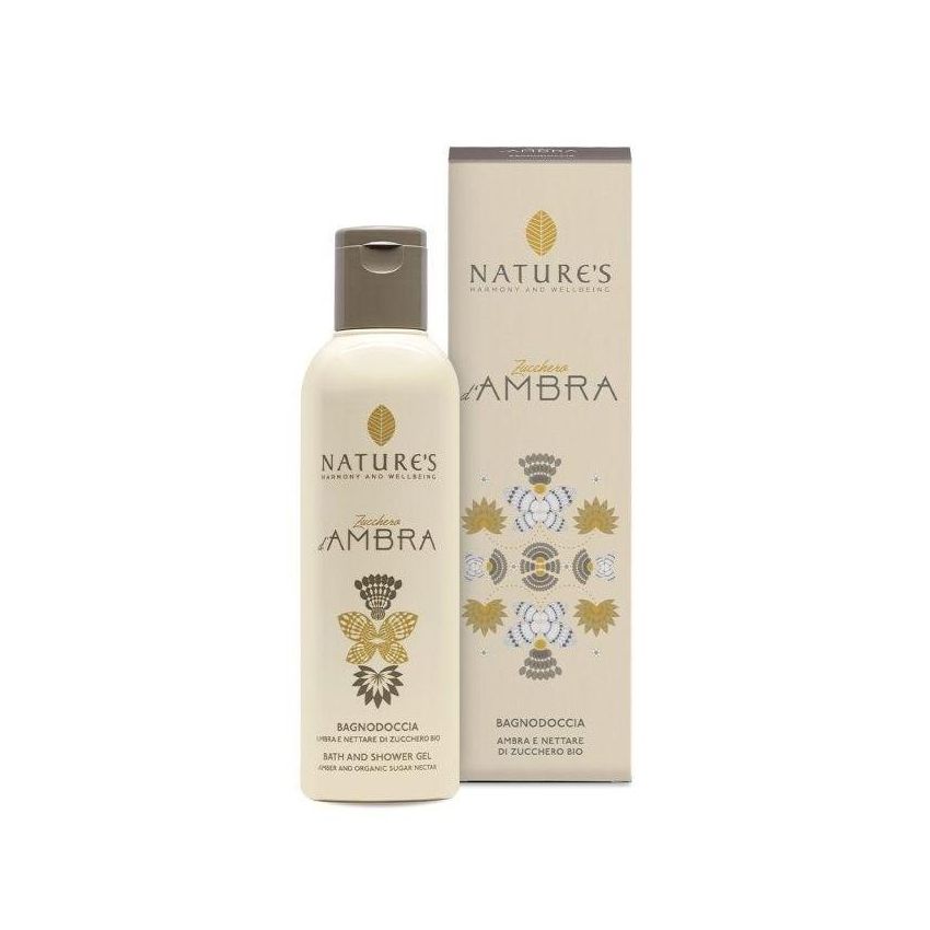 Nature's Bagno Doccia al Zucchero D'Ambra, 200ml