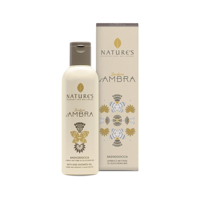 Nature's Bagno Doccia al Zucchero D'Ambra, 200ml