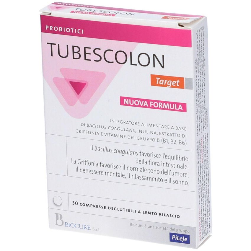 Target TubesColon: 30 Compresse per la Salute Digestiva