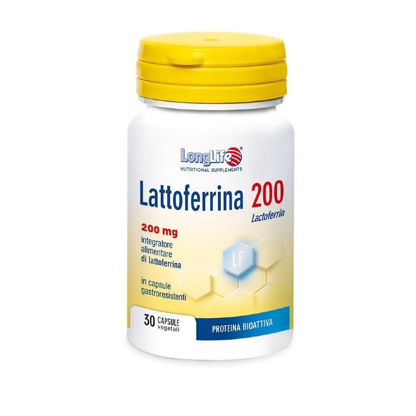 LongLife Lattoferrina 200 - 30 Capsule di Lunga Durata