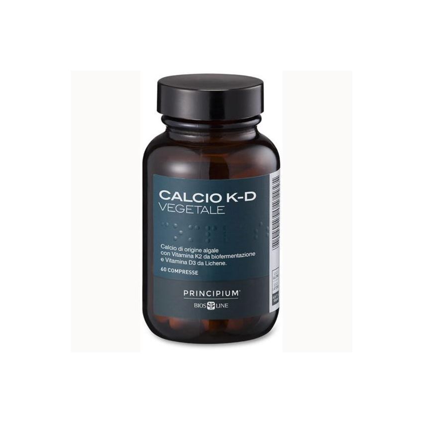 Principium Vegetale Calcio e Vitamina K-D - 60 Compresse