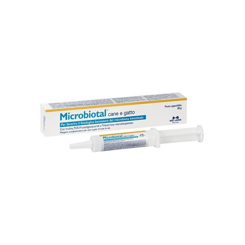 NBF Lanes Microbiotal Pasta Complementare 30g per Cani e Gatti