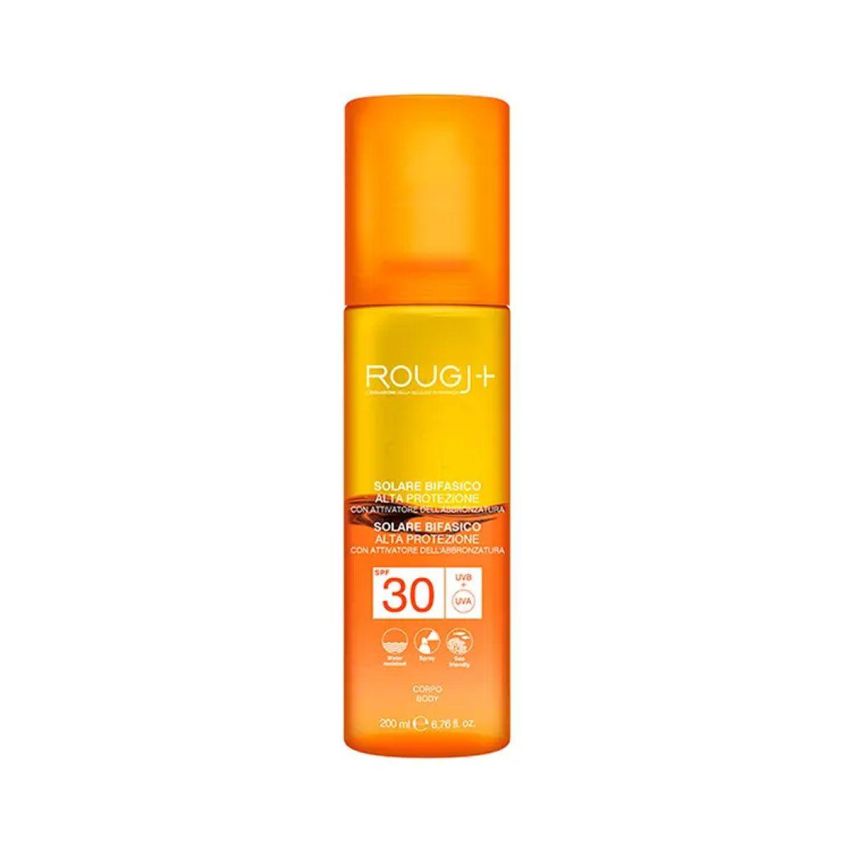 Rougj Bifasico Attivatore di Abbronzatura SPF30, 200ml