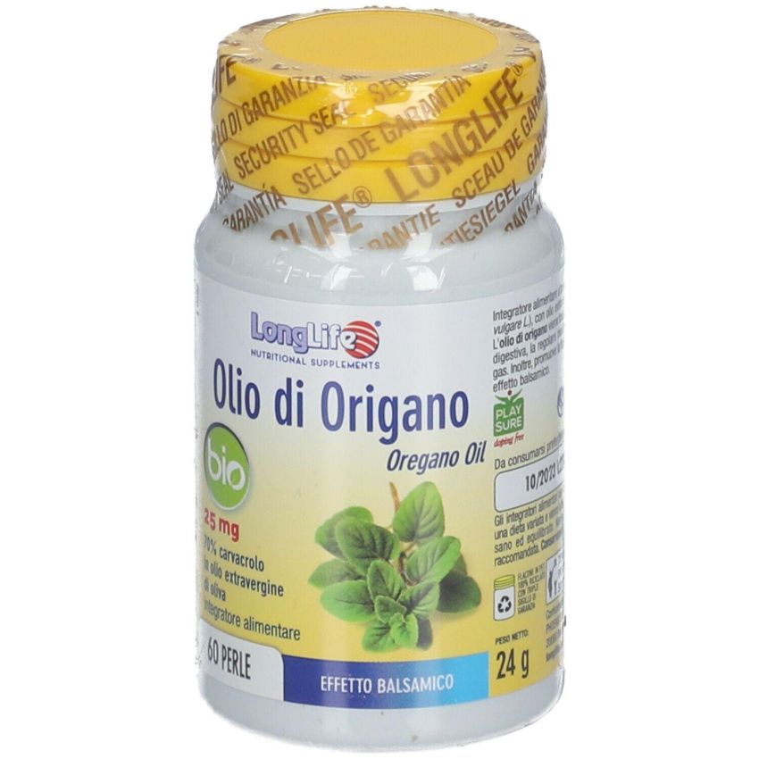 Olio di Origano Bio Longlife - 60 Perle