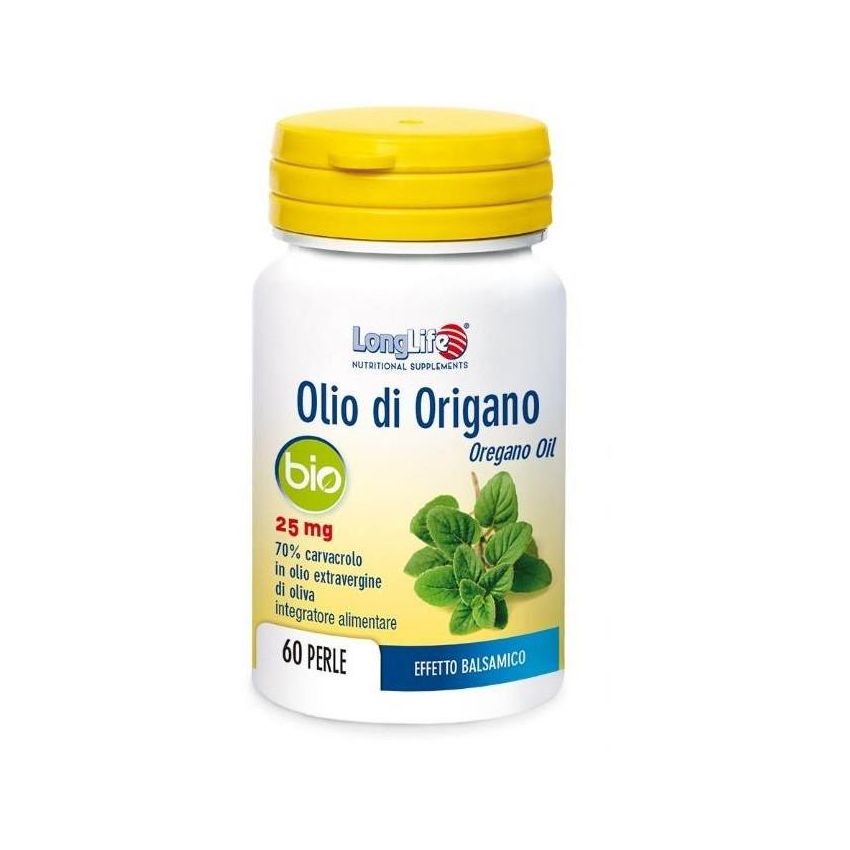Olio di Origano Bio Longlife - 60 Perle